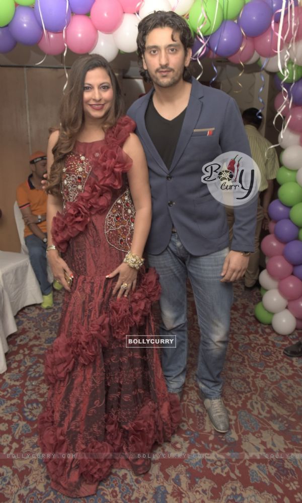 Shaad Randhawa with Gurpreet Kaur Chadha on her Birthday Bash
