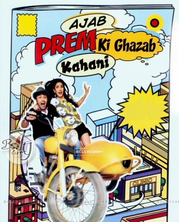 Ajab Prem Ki Ghazab Kahani movie poster with Ranbir and Katrina (38901)