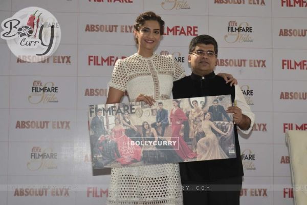Sonam Kapoor Dazzles at Cover Launch of Filmafare Magazine