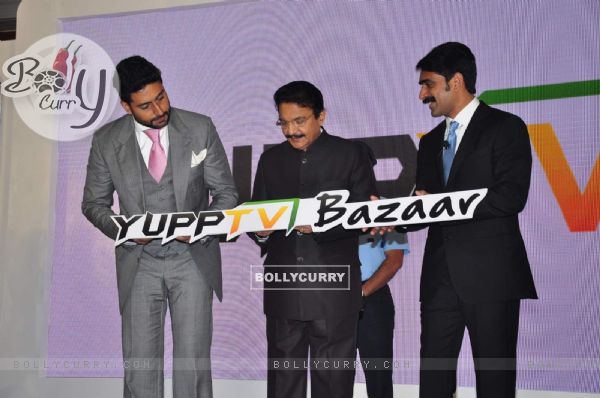 Abhishek Bachchan at Launch of 'Yupp TV Bazaar'