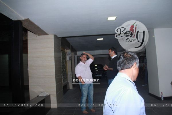 Aamir Khan and Rajkumar Hirani snapped while in a conversation