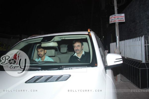 Rajkumar Hirani was snapped at Aamir Khan's Dinner party