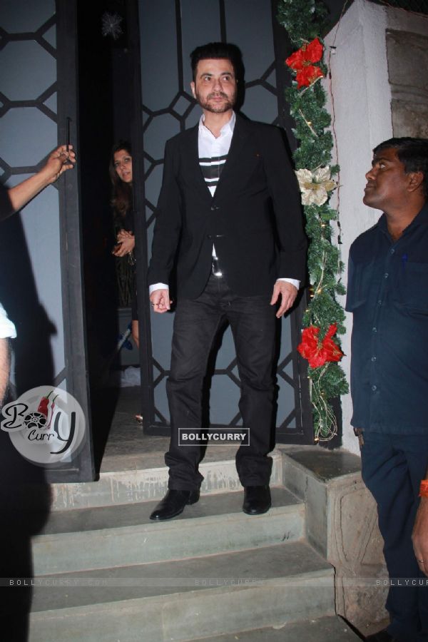 Sanjay Kapoor was snapped at Khan Family's Dinner Party at Nido