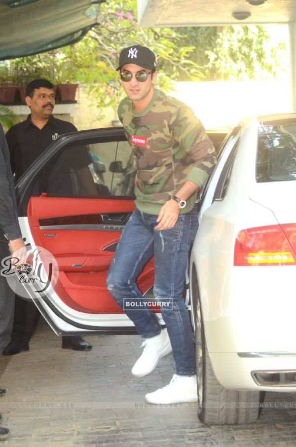 Ranbir Kapoor was snapped at Kapoor Family's Christmas Brunch