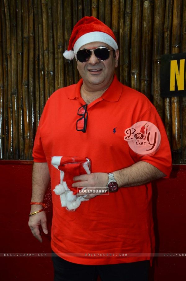 Rajiv Kapoor poses for the media at Kapoor Family's Christmas Brunch