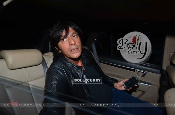 Chunky Pandey at Salman Khan's Birthday Bash