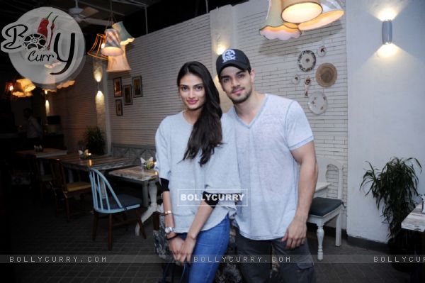 Athiya Shetty and Sooraj Pancholi Snapped at 'Fable' Restaurant