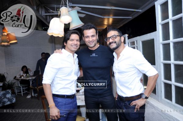 Shaan and Rohit Roy Snapped at 'Fable' Restaurant