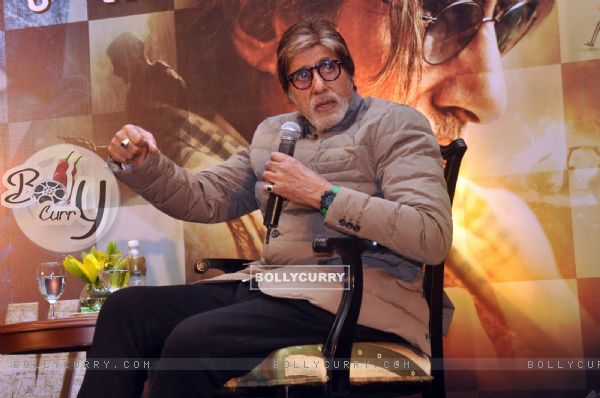 Amitabh Bachchan at Press Meet of Wazir in Kolkata