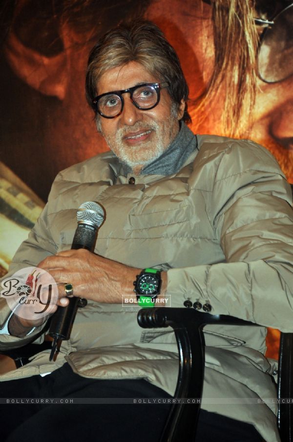Amitabh Bachchan at Press Conference of Wazir (389768)