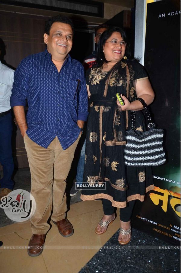 Atul Parchure at Premiere of Marathi Movie 'Natsamrat'