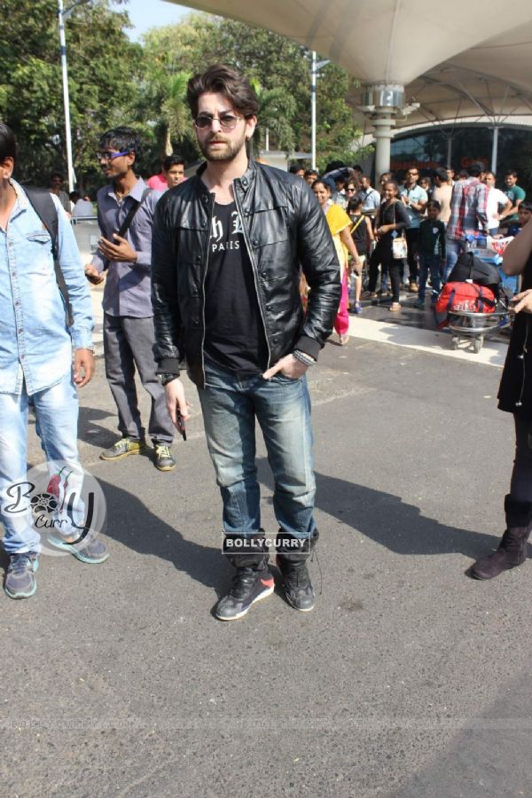 Neil Nitin Mukesh Snapped at Airport