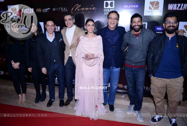 Cast of Wazir at Special Screening of the Film