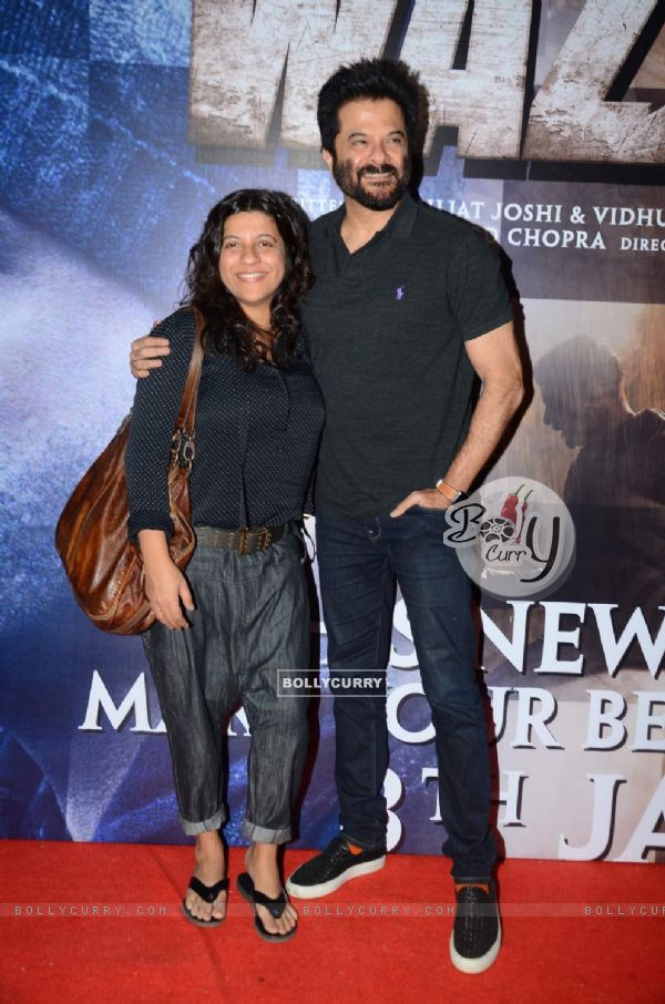 Zoya Akhtar and Anil Kapoor at Special Screening of Wazir (390341)
