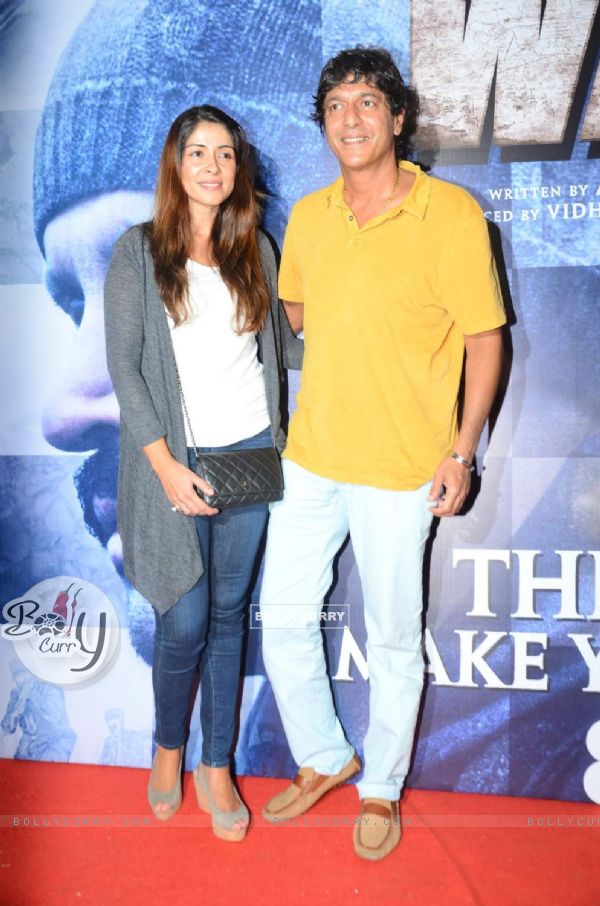 Chunky and Bhavana Pandey at Special Screening of Wazir