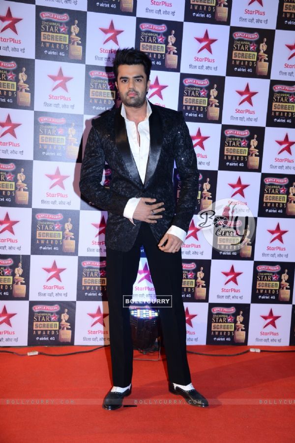 Manish Paul at the 22nd Annual Star Screen Awards