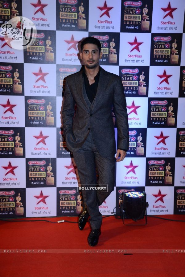 Prateik Babbar at the 22nd Annual Star Screen Awards