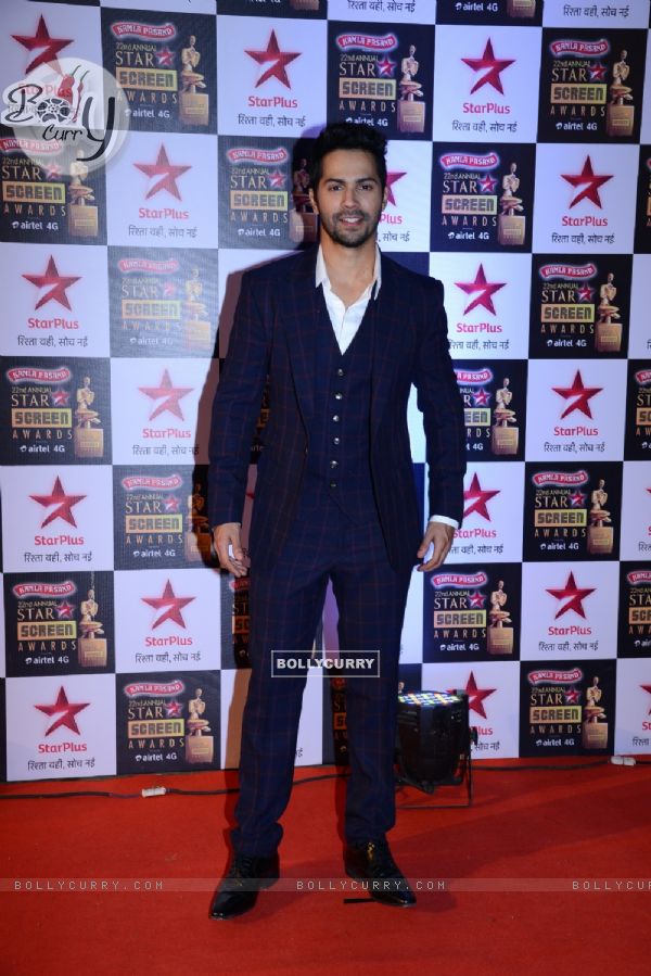 Varun Dhawan at the 22nd Annual Star Screen Awards