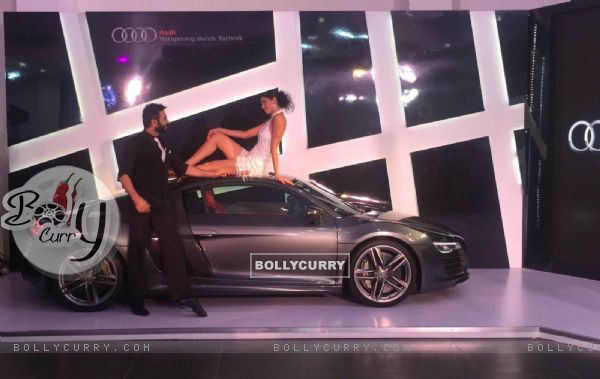 Sandip Soparrkar and Jesse Randhawa at New Audi Sports Car Launch Event