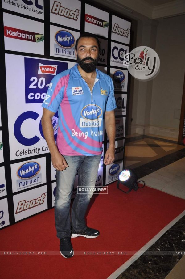 Bobby Deol at Launch of Celebrity Cricket League 6
