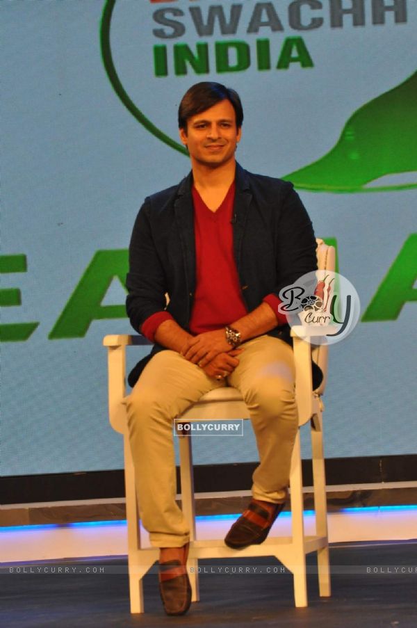 Vivek Oberoi at NDTV Cleanathon
