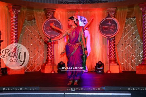 Chhavi Mittal as Tulsi Performs at Launch of Color's New Show 'Krishnadasi'