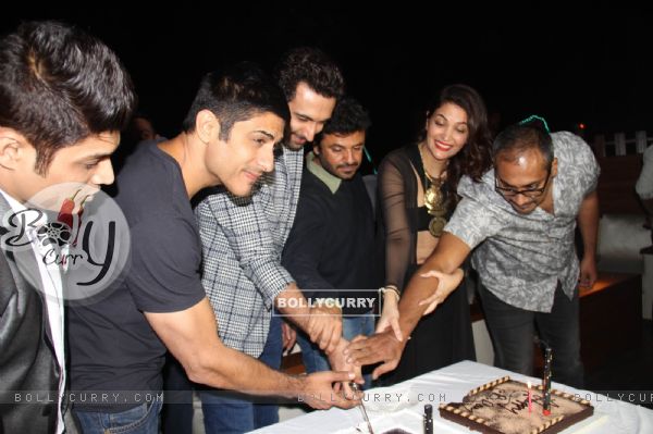 Cake Cutting at Launch of BCL's Ahmedabad Express Team