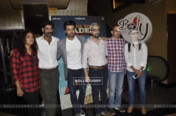 Manish Paul and Sikander Kher at Trailer Launch of 'Tere Bin Laden: Dead or Alive'