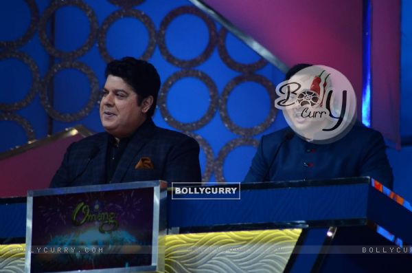 Shreyas Talpade and Sajid Khan as Host at Umang Police Show 2016
