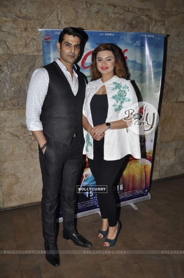 Rohit Bakshi and Aashka Goradia at Screening of 'Chalk N Duster'
