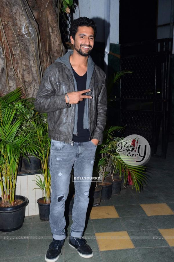 Vicky Kaushal  at Promotions of 'Zubaan'