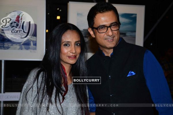 Suchitra Pillai and Sanjay Suri at Unveiling of 'Art Out of The Gallery'