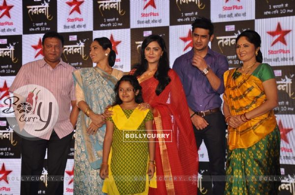 Cast of 'Tamanna' at Launch of TV show