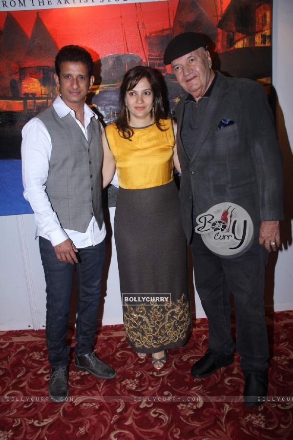 Sharman Joshi and Prem Chopra at Prerana Joshi's Art Event