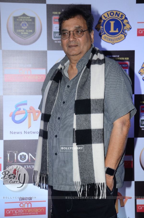 Subhash Ghai at Lion Gold Awards