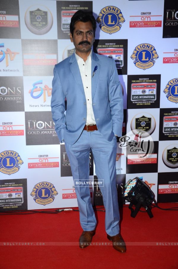 Nawazuddin Siddiqui at Lion Gold Awards