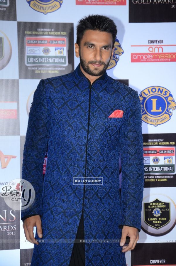Ranveer Singh at Lion Gold Awards