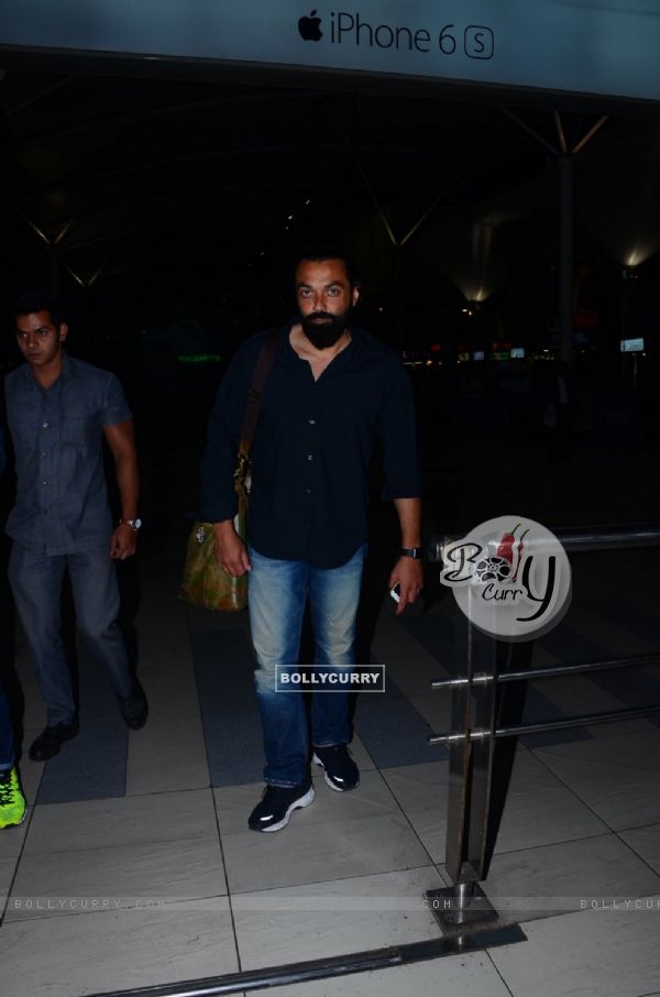 Bobby Deol Snapped at Airport