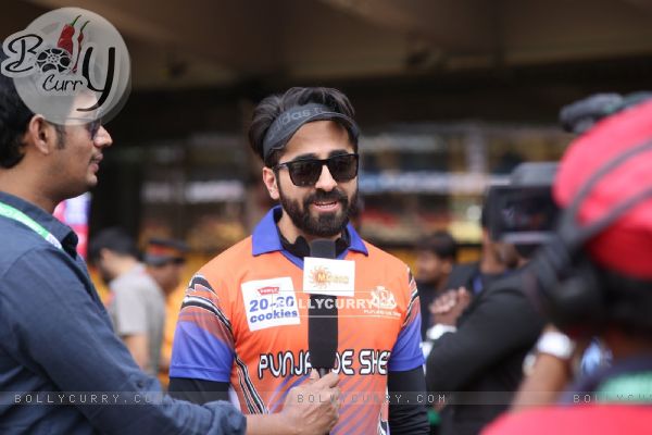 Ayushmann Khurrana Snapped at CCL Match in Banglore