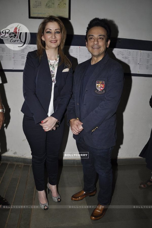 Adnan Sami with Wife at Subhash Ghai's 71st Birthday Celebration
