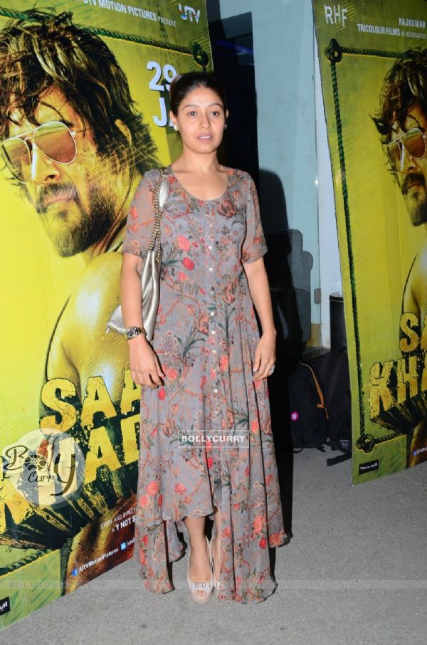 Sunidhi Chauhan at Special Screening of 'Saala Khadoos'