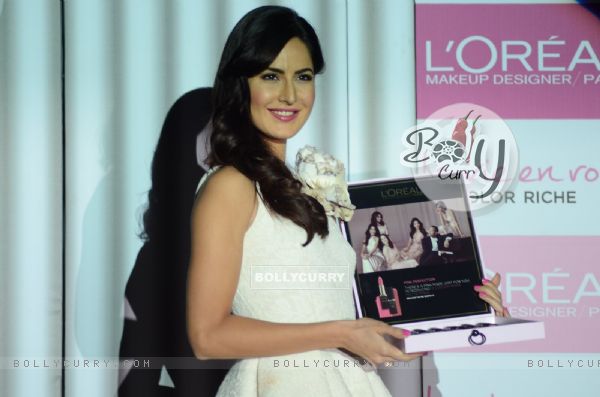 Bollywod Beauty Katrina Kaif Launches 'La Vie En Rose' Lipsticks by L'Oreal Paris