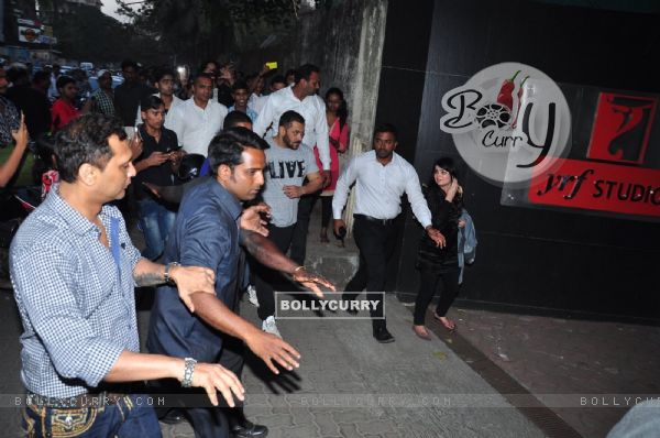 Superstar Salman Khan Snapped Post Shoot at Hard Rock Walks Down the Road Instead of Getting in Car