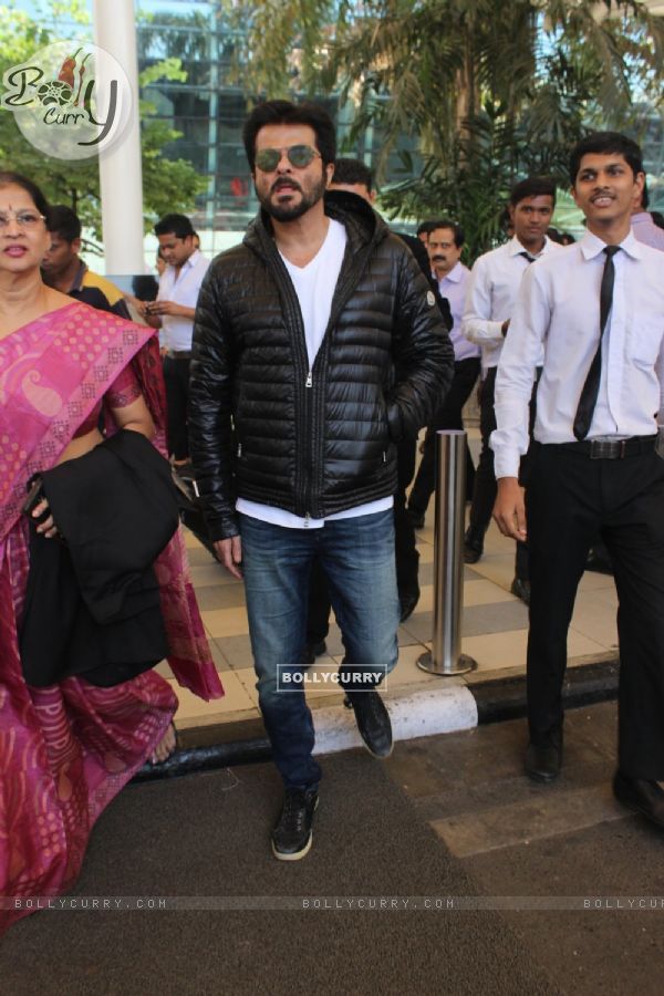 Forever Young Anil Kapoor Snapped at Airport