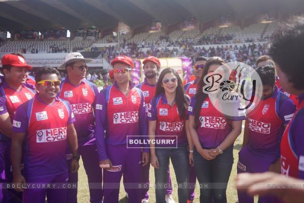 Celebs Snapped at CCL Match
