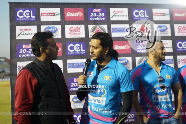 Riteish Deshmukh  Snapped at CCL Match