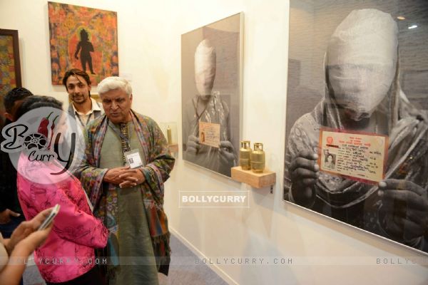Javed AKhtar at Delhi Art Fair
