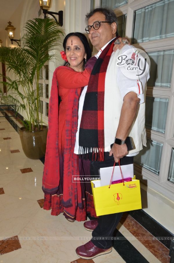 Ila Arun and Subhash Ghai at Mirchi Music Awards