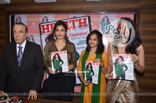 Raveena Tandon at Cover Launch of 'Health & Nutrition' Magazine