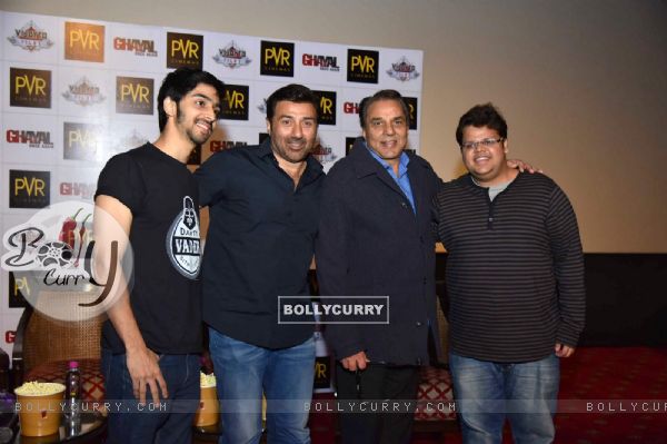 Sunny Deol and Dharmendra at Promotions of Ghayal Once Again in Delhi (394266)